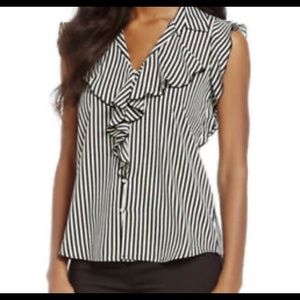 Karl Lagerfeld | Ruffle Button Shirt